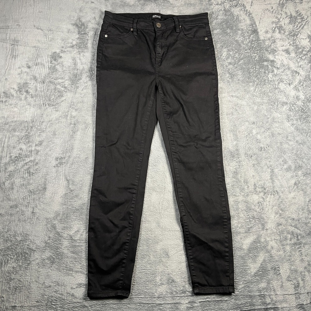Buffalo David Bitton Hanna Skinny Jeans Women 6/28 Black Denim Stretch High Rise